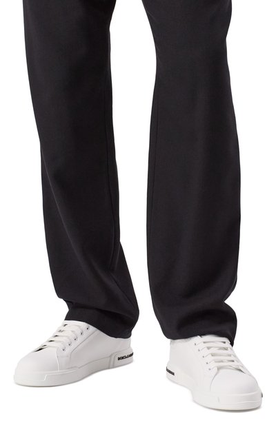 Кожаные кеды portofino DOLCE & GABBANA, арт. CS2213/AA335, фото 3