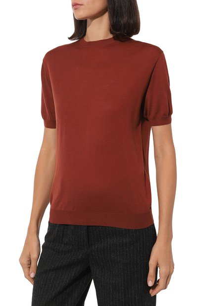 Шерстяной пуловер PRADA, арт. P24V22-J2N-F0033-162, фото 3