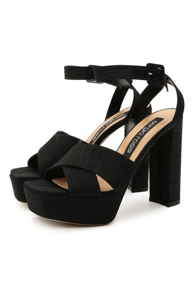 Текстильные босоножки SERGIO ROSSI, арт. A94250-MTE304, фото 1