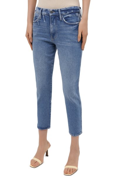 Джинсы FRAME DENIM синего цвета по цене 25600 руб., арт. LPXSY118, фото 3 Джинсы FRAME DENIM, арт. LPXSY118, фото 3