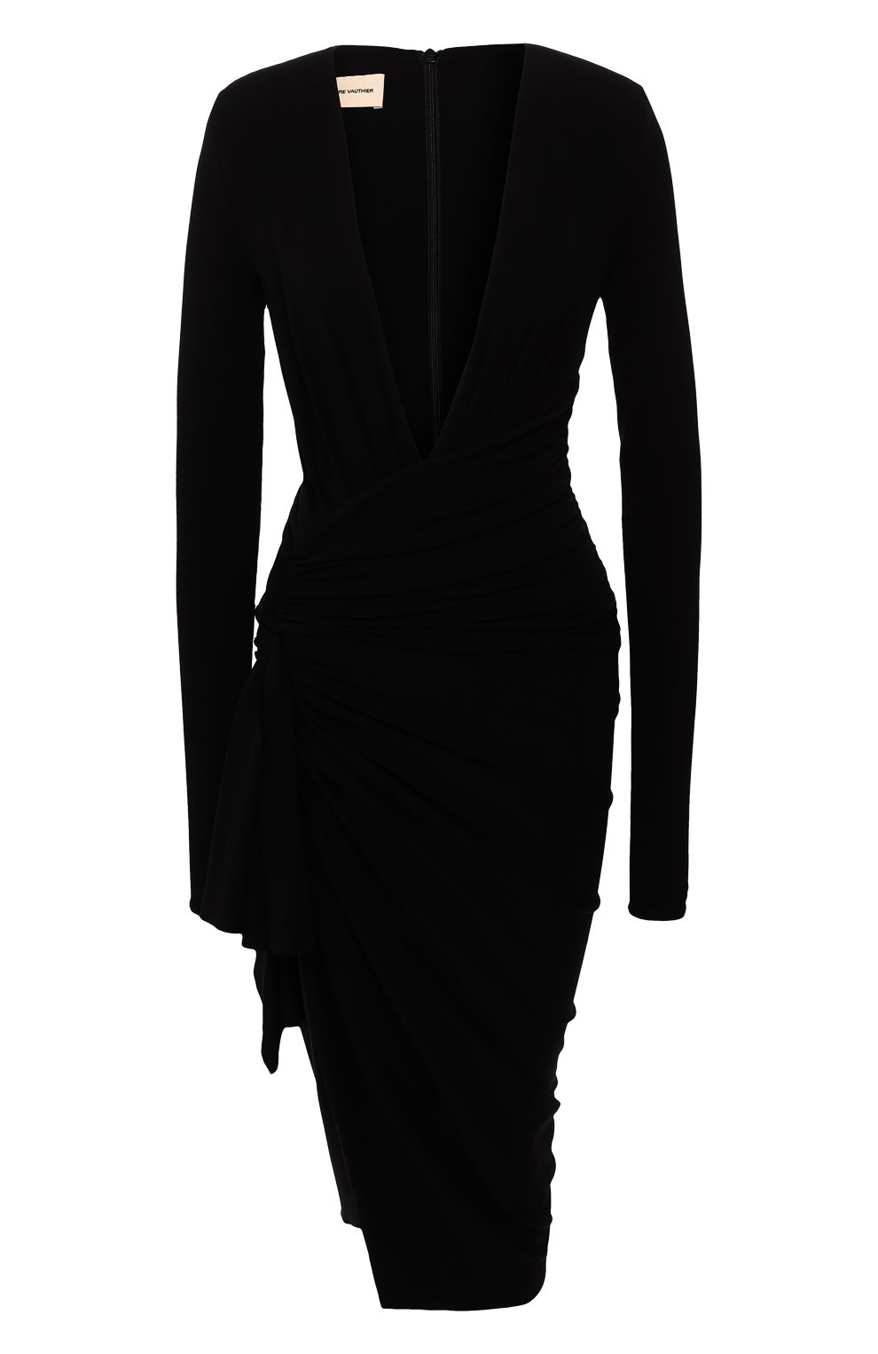 Платье из вискозы ALEXANDRE VAUTHIER черного цвета по цене 121500 руб., арт. 192DR1019 0191-1029, фото 1 Платье из вискозы ALEXANDRE VAUTHIER, арт. 192DR1019 0191-1029, фото 1