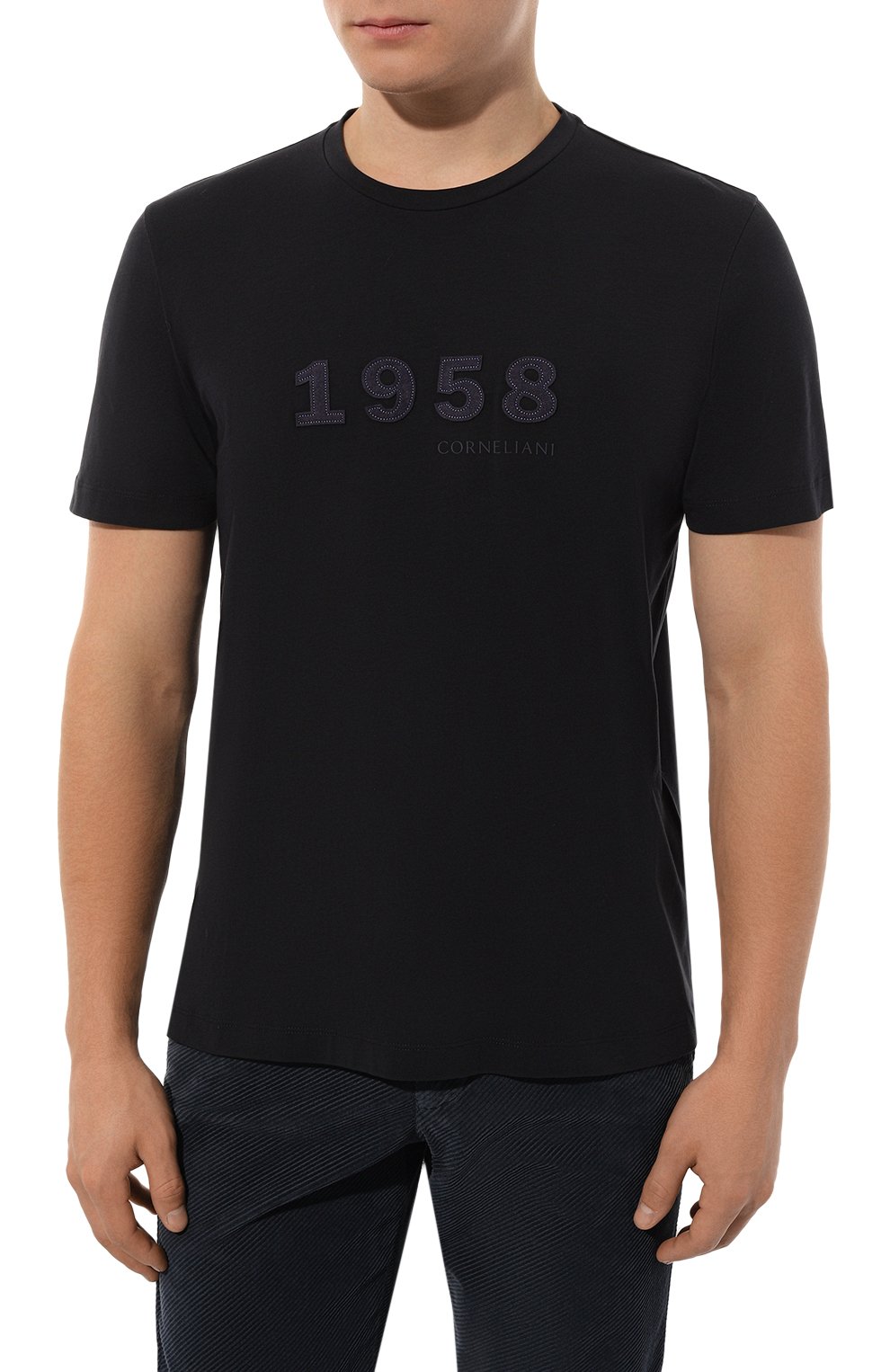 Хлопковая футболка CORNELIANI, арт. 94G587-9425044, фото 3