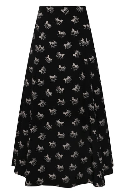 Женская шелковая юбка CELINE, арт. 2J297316N