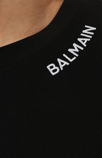 Хлопковая футболка BALMAIN, арт. DH1EG000/BC62, фото 5