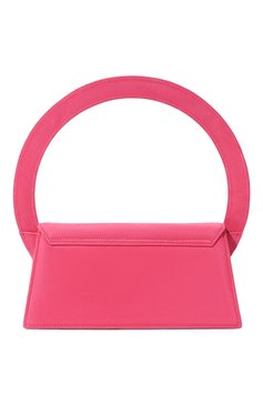 Женская сумка le sac rond JACQUEMUS фуксия цвета, арт. 22H/221BA015-3066 | Фото 6 (Сумки-технические: Сумки через плечо, Сумки top-handle; Размер: medium; Материал: Натуральная кожа; Материал сплава: Проставлено; Ремень/цепочка: На ремешке; Драгоценные камни: Проставлено)