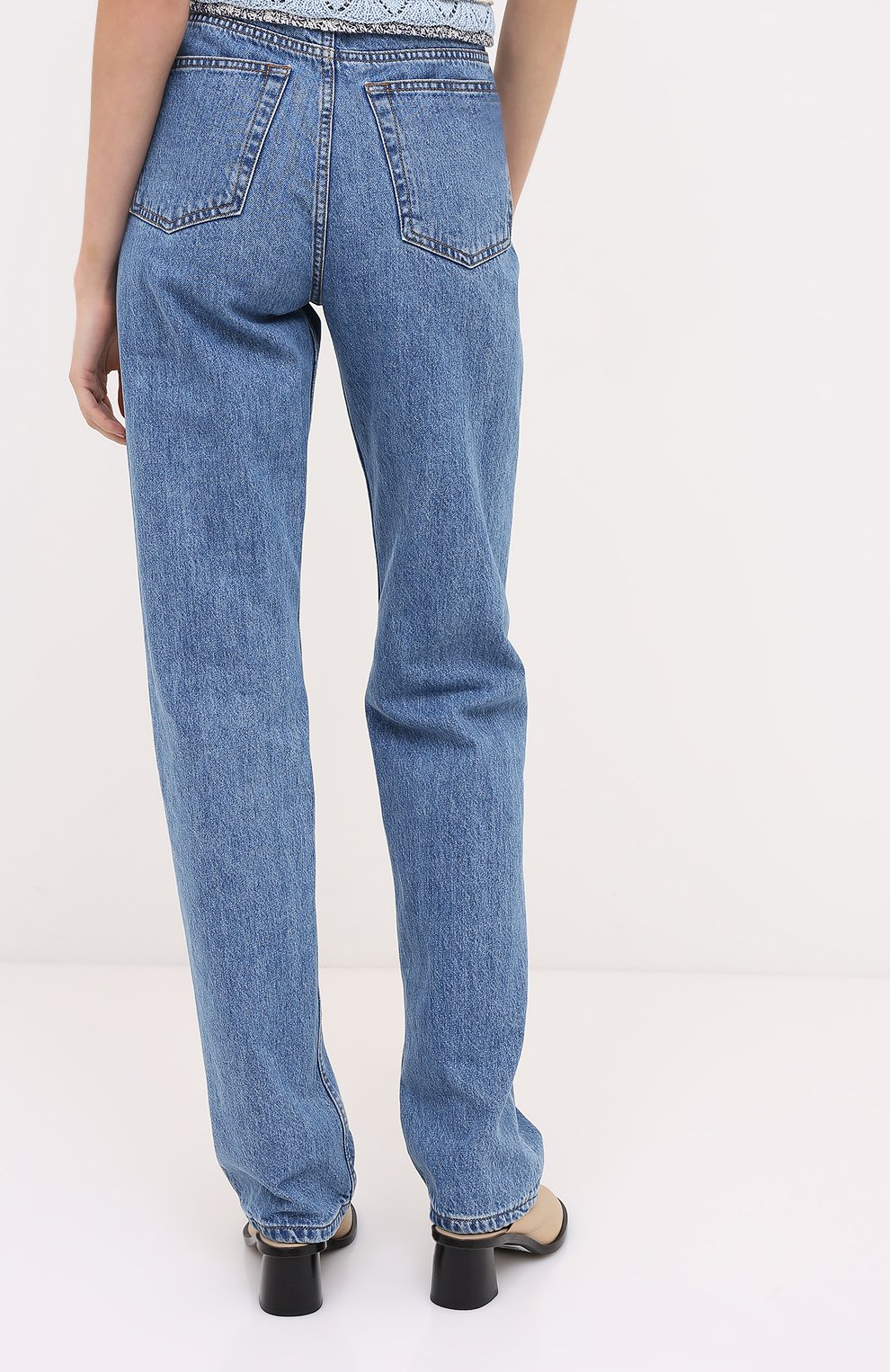 Джинсы NANUSHKA, арт. CH0_MEDIUM BLUE_RIGID DENIM, фото 4