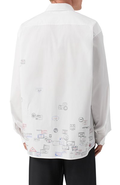 Хлопковая рубашка VETEMENTS, арт. UH76SH150W, фото 4