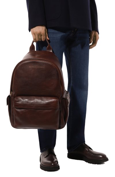 Кожаный рюкзак BRUNELLO CUCINELLI, арт. MBCIU243, фото 2