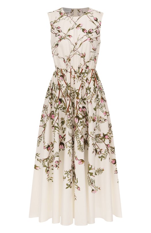 Хлопковое платье Giambattista Valli 25FWPVCA5113/47PRI Кремовый 25FWPVCA5113/47PRI