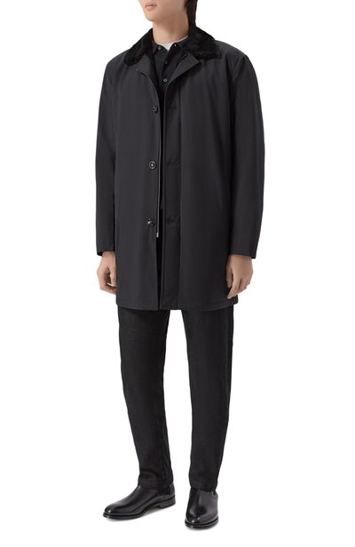 Пальто с подкладкой из ласки KITON, арт. UW2186AV0402L, фото 2