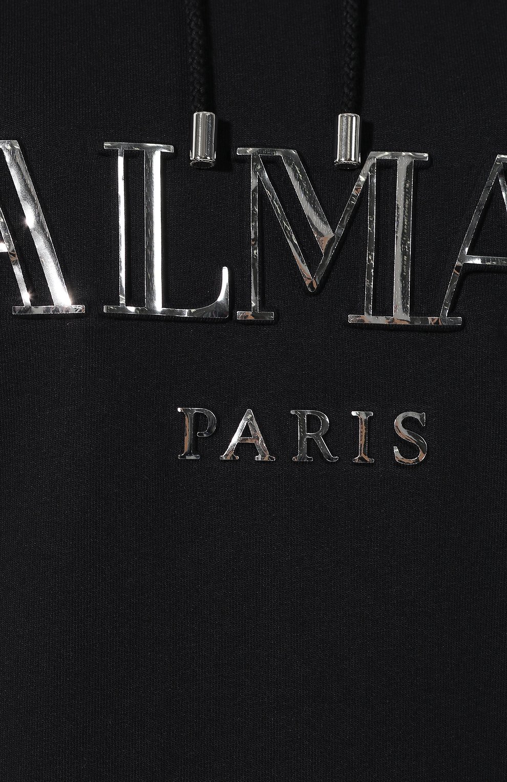 Хлопковый пуловер BALMAIN черного цвета по цене 94750 руб., арт. RF13712/M064, фото 5 Хлопковый пуловер BALMAIN, арт. RF13712/M064, фото 5