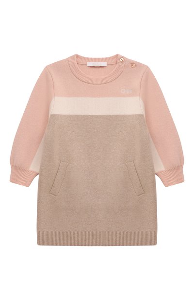 Платье из хлопка и шерсти CHLOÉ, арт. C20312