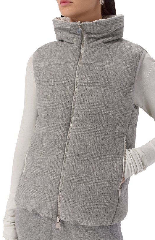 Двусторонний жилет Kiton D53628K0550G03 Серый  D53628K0550G03 Фото 5