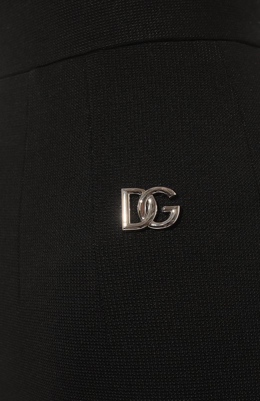Юбка из вискозы Dolce & Gabbana F4B6UT/FUGPN Чёрный  F4B6UT/FUGPN Фото 5