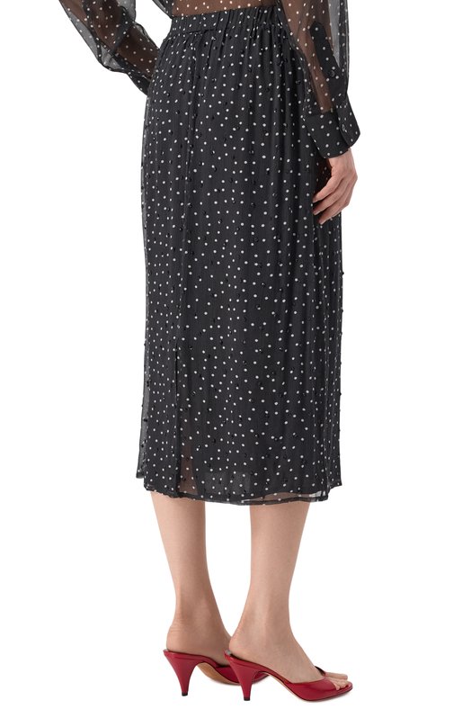 Шелковая юбка Albus Lumen AL.RT26.SKIRT05 Чёрный  AL.RT26.SKIRT05 Фото 4