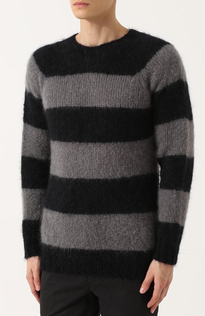Шерстяной свитер в контрастную полоску OFFICINE GENERALE, арт. W17MKNT070, фото 3