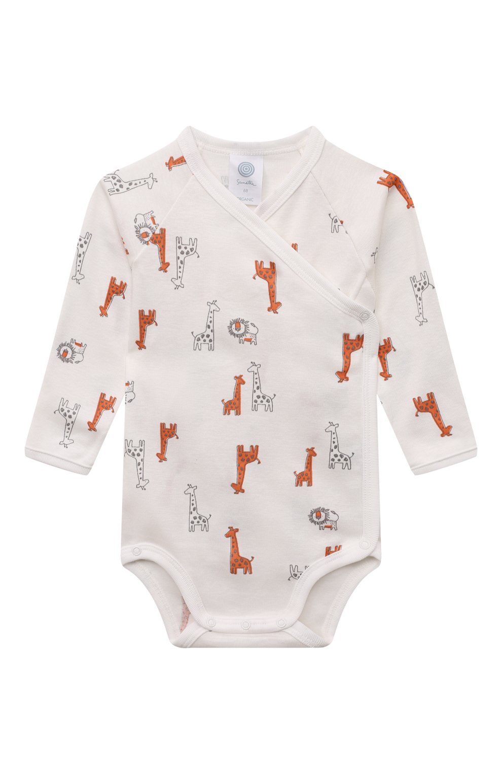 Хлопковое боди SANETTA белого цвета по цене 3095 руб., арт. 324144, фото 1 Хлопковое боди SANETTA, арт. 324144, фото 1