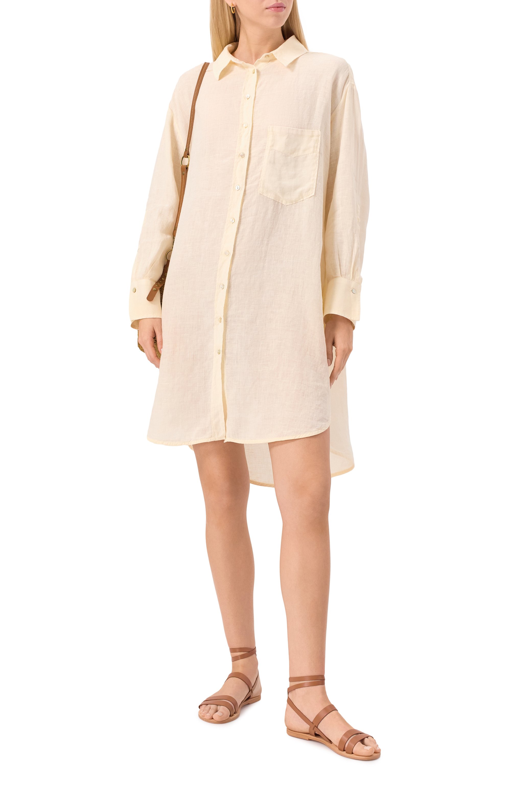 Льняное платье 120% LINO, арт. 32ALIW4PJ4/000B317, фото 2