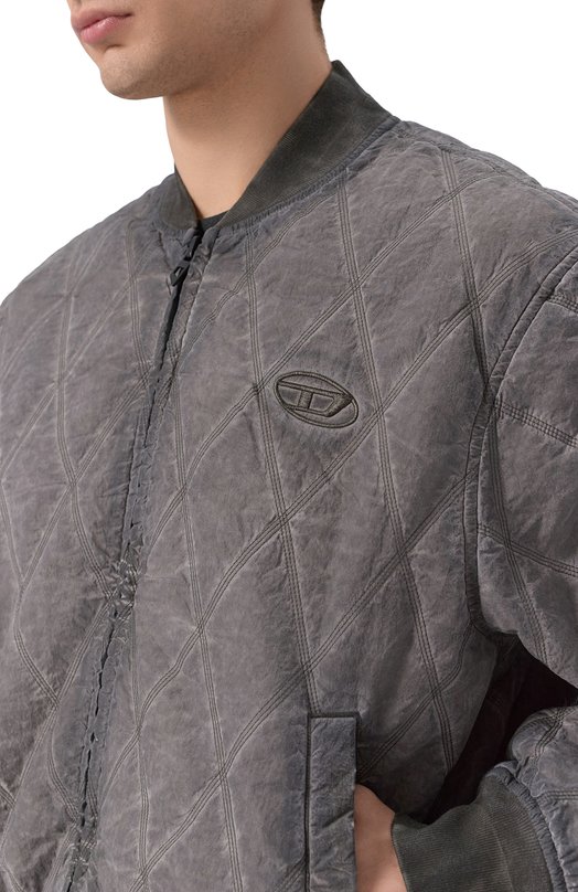 Бомбер Diesel A21419/0IQAX Серый  A21419/0IQAX Фото 5