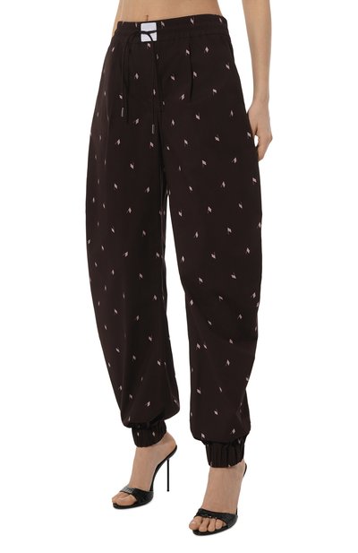 Хлопковые джоггеры THE ATTICO, арт. 241WCP168/C079, фото 3