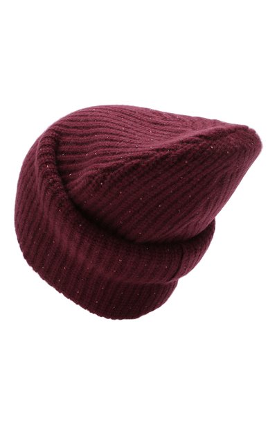 Кашемировая шапка WILLIAM SHARP бордового цвета по цене 89950 руб., арт. A61-13, фото 2 Кашемировая шапка WILLIAM SHARP, арт. A61-13, фото 2