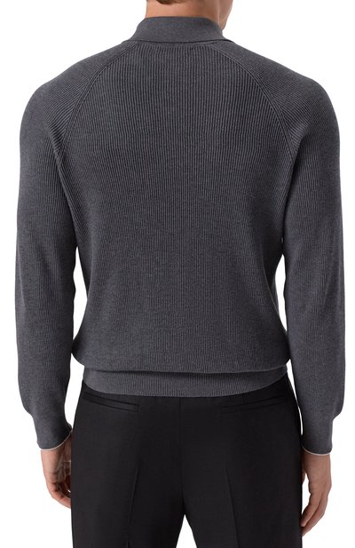 Хлопковое поло BRUNELLO CUCINELLI, арт. M29400105, фото 4