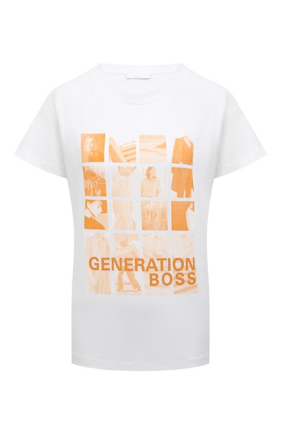 Женская хлопковая футболка BOSS, арт. 50449171