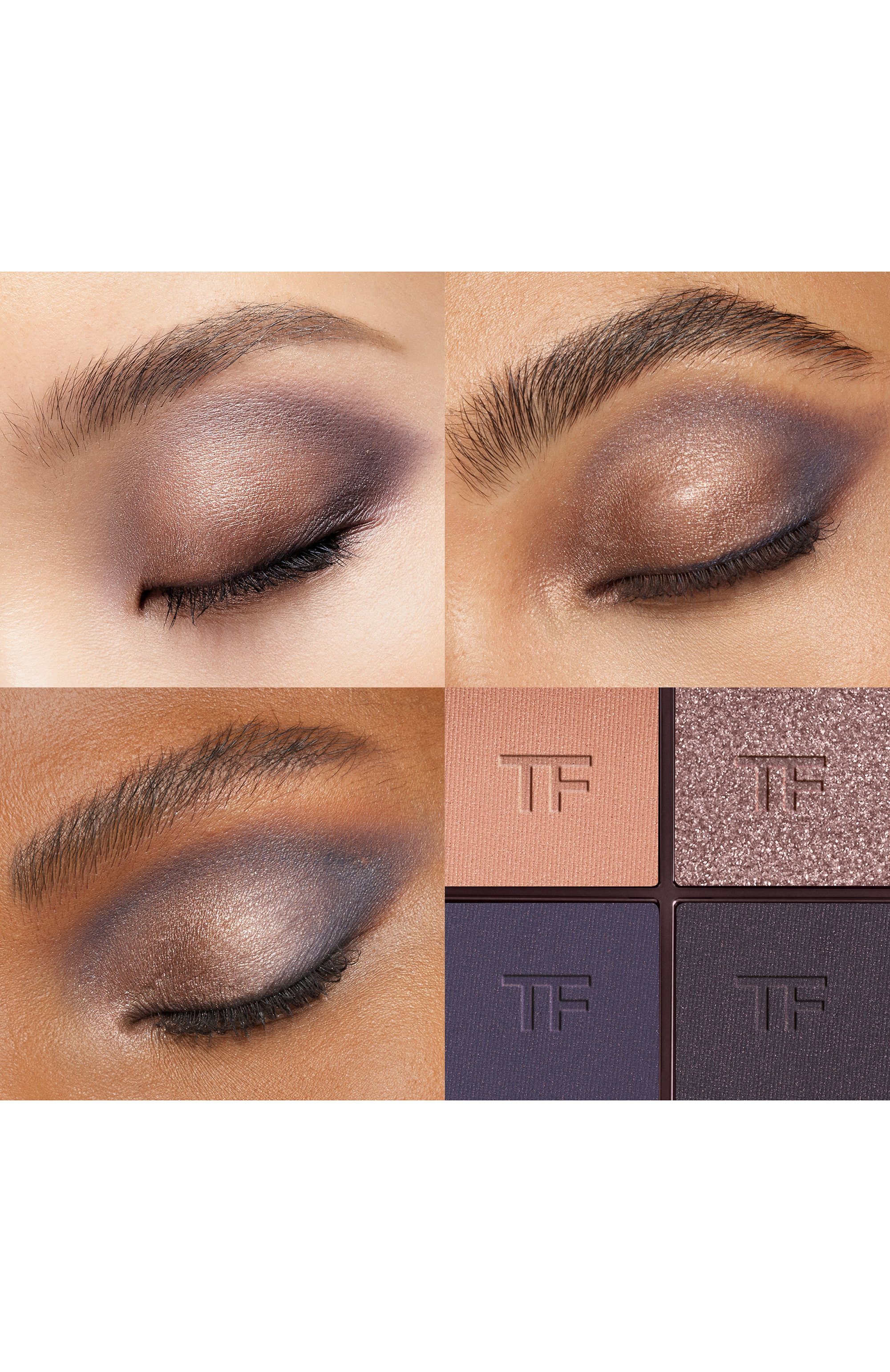 Палетка теней runway eye color quad crème, оттенок 46 iconic smoke (7g) TOM FORD, арт. T1QR-01, фото 2