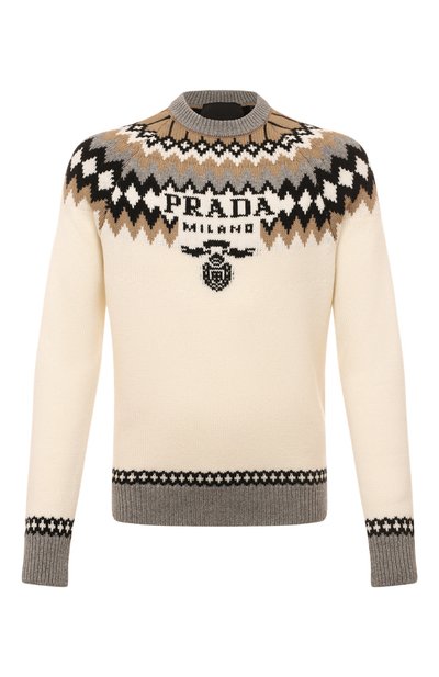 Мужской кашемировый свитер PRADA, арт. UMB340-10P8-F0040-212