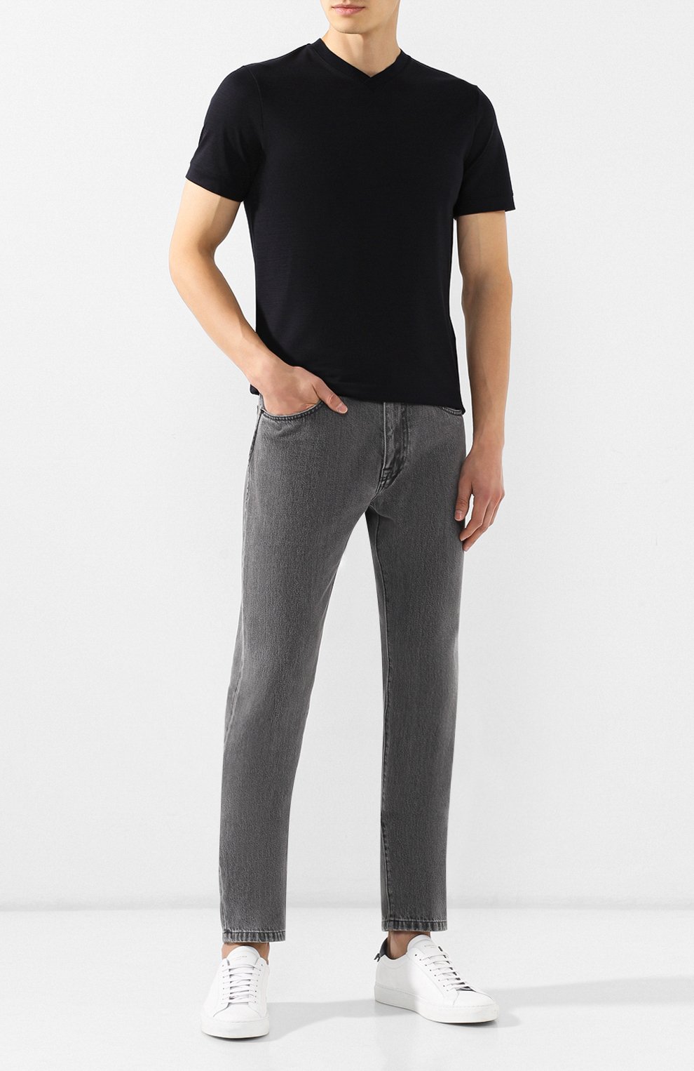 Шерстяная футболка GIORGIO ARMANI, арт. 3GSM56/SJAQZ, фото 2