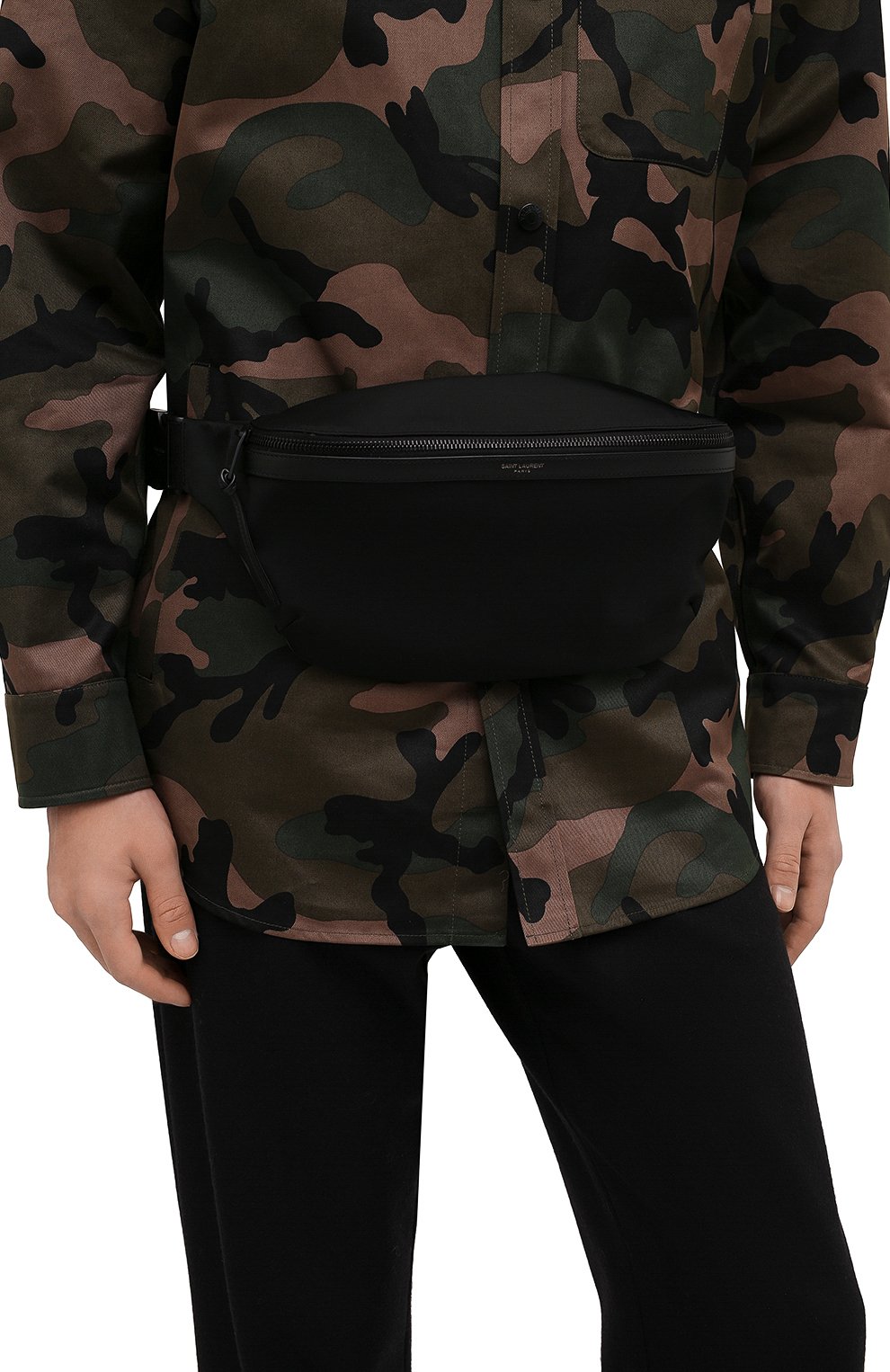 Текстильная поясная сумка city SAINT LAURENT, арт. 649768/FAAB8, фото 2