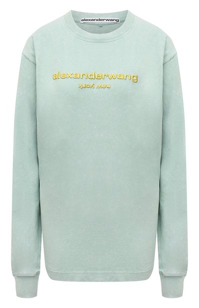Женская хлопковый лонгслив ALEXANDER WANG, арт. UCC1211031