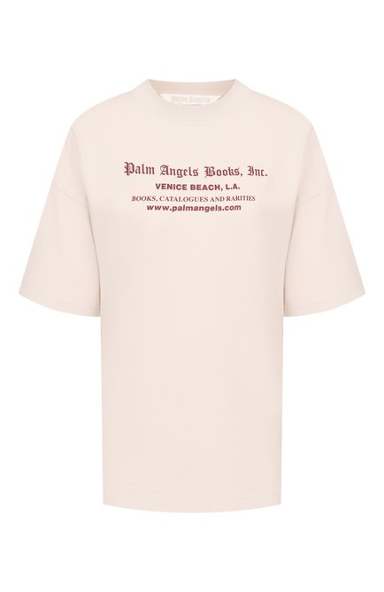 Женская хлопковая футболка PALM ANGELS, арт. PWAA07BF25JER007