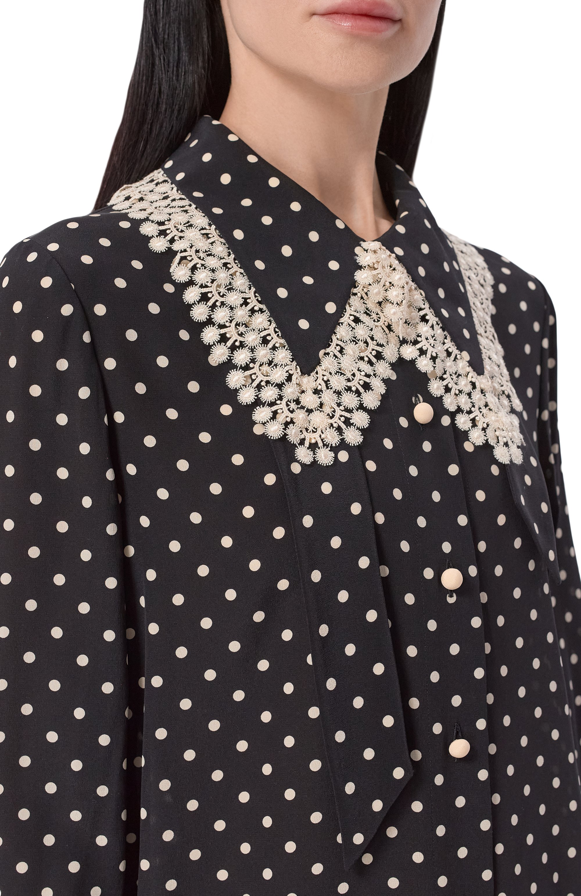 Шелковое платье VALENTINO, арт. 8B3VAHV7/9DW, фото 4