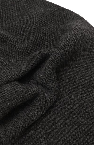 Шарф из шерсти и вискозы BOGNER темно-серого цвета по цене 24100 руб., арт. 98166087, фото 4 Шарф из шерсти и вискозы BOGNER, арт. 98166087, фото 4