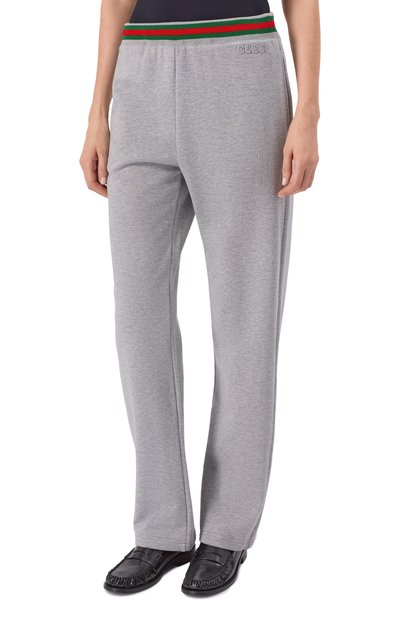 Хлопковые брюки GUCCI, арт. 813653/XJG09, фото 3