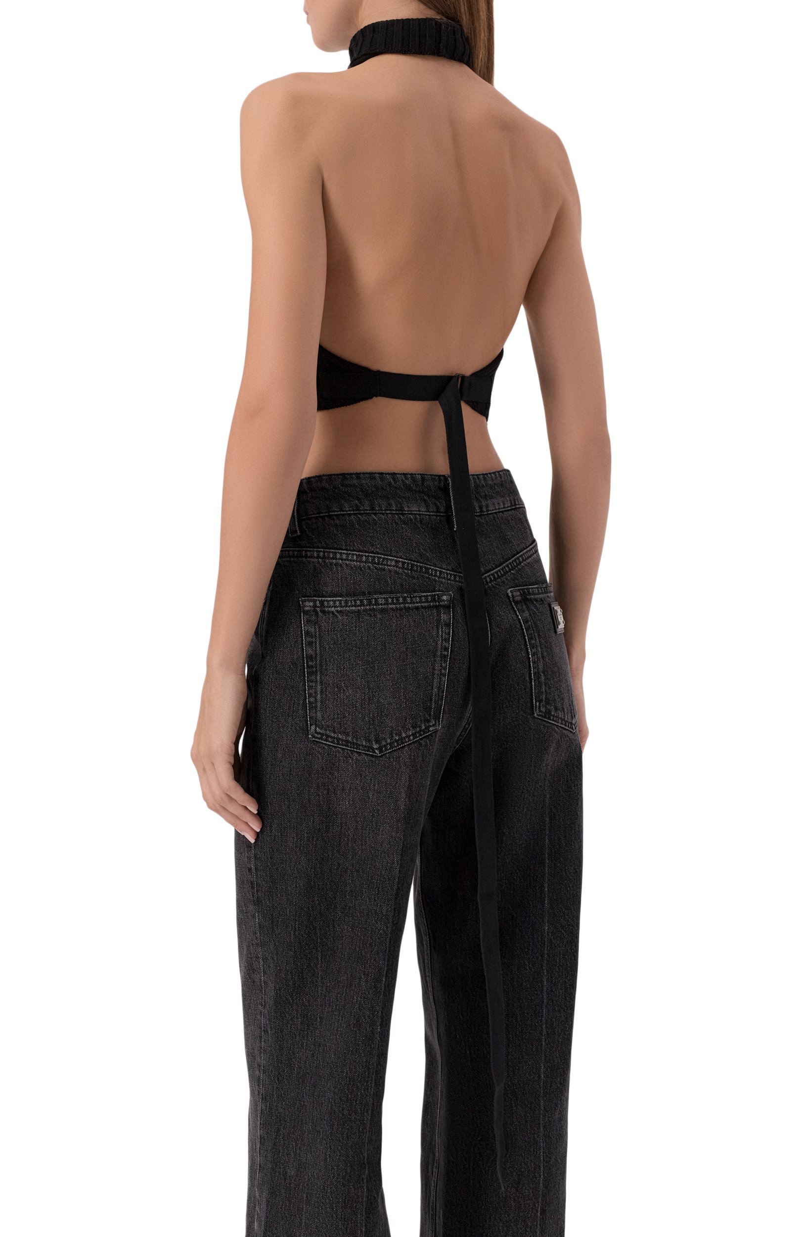 Топ из хлопка и кашемира ANN DEMEULEMEESTER, арт. B0014323/KN085, фото 4