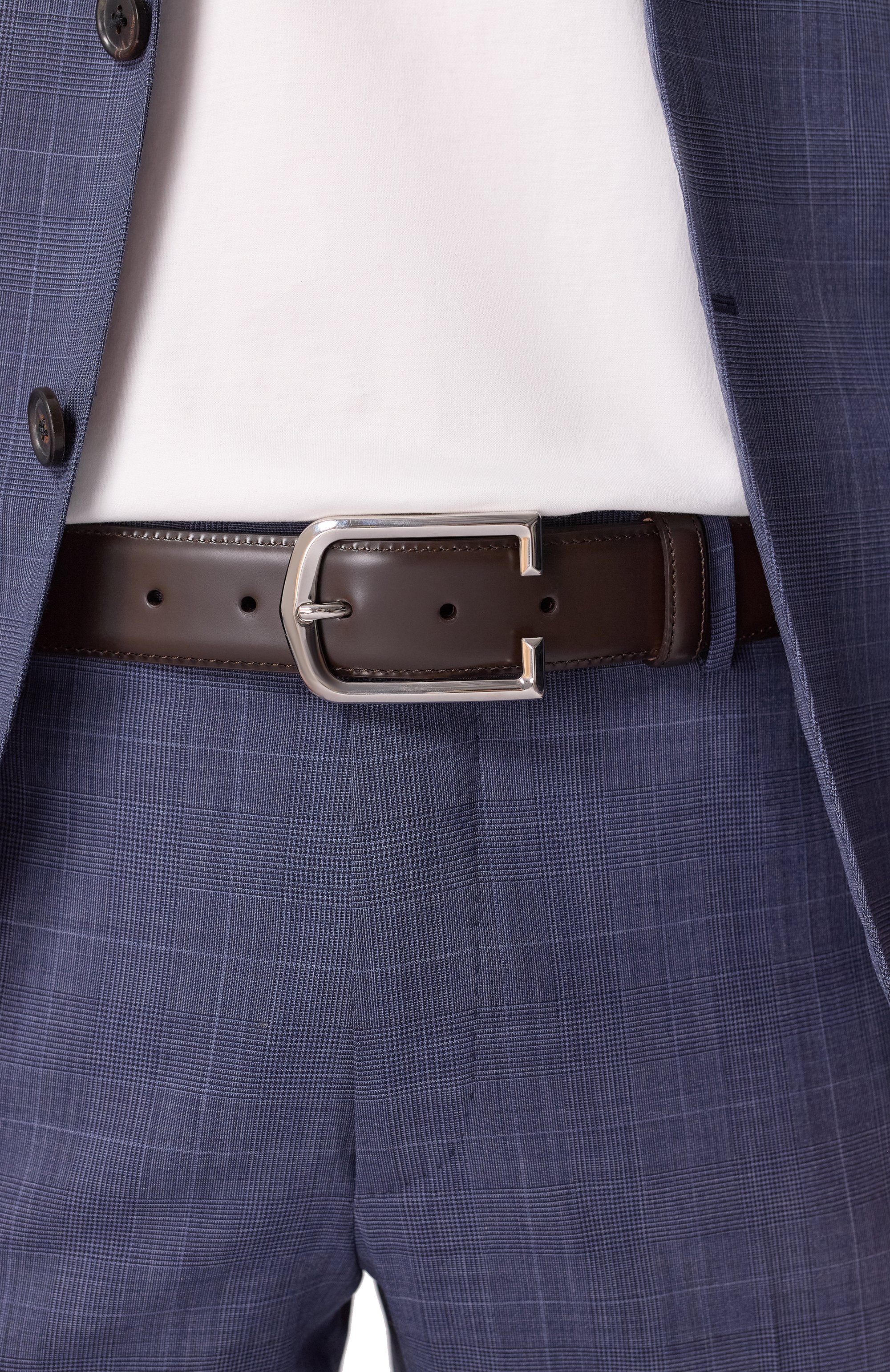 Кожаный ремень CORNELIANI, арт. 25V300-2520830, фото 2