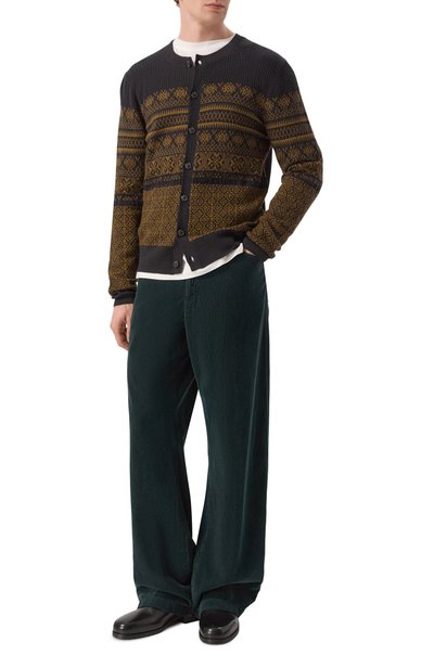 Кардиган из шерсти и хлопка DRIES VAN NOTEN, арт. 021216/4746, фото 2