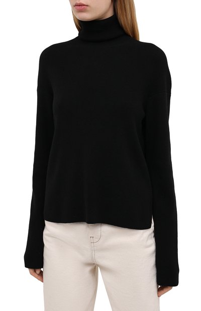 Кашемировая водолазка LORO PIANA черного цвета по цене 153000 руб., арт. FAL3605, фото 3 Кашемировая водолазка LORO PIANA, арт. FAL3605, фото 3