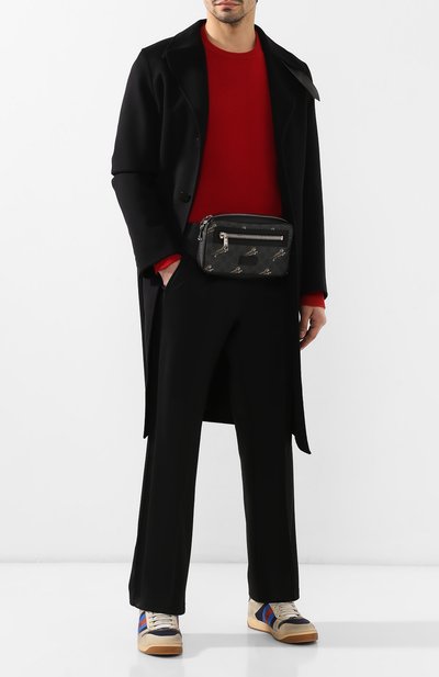 Поясная сумка gg supreme GUCCI, а рт. 474293/G02BN, фото 2