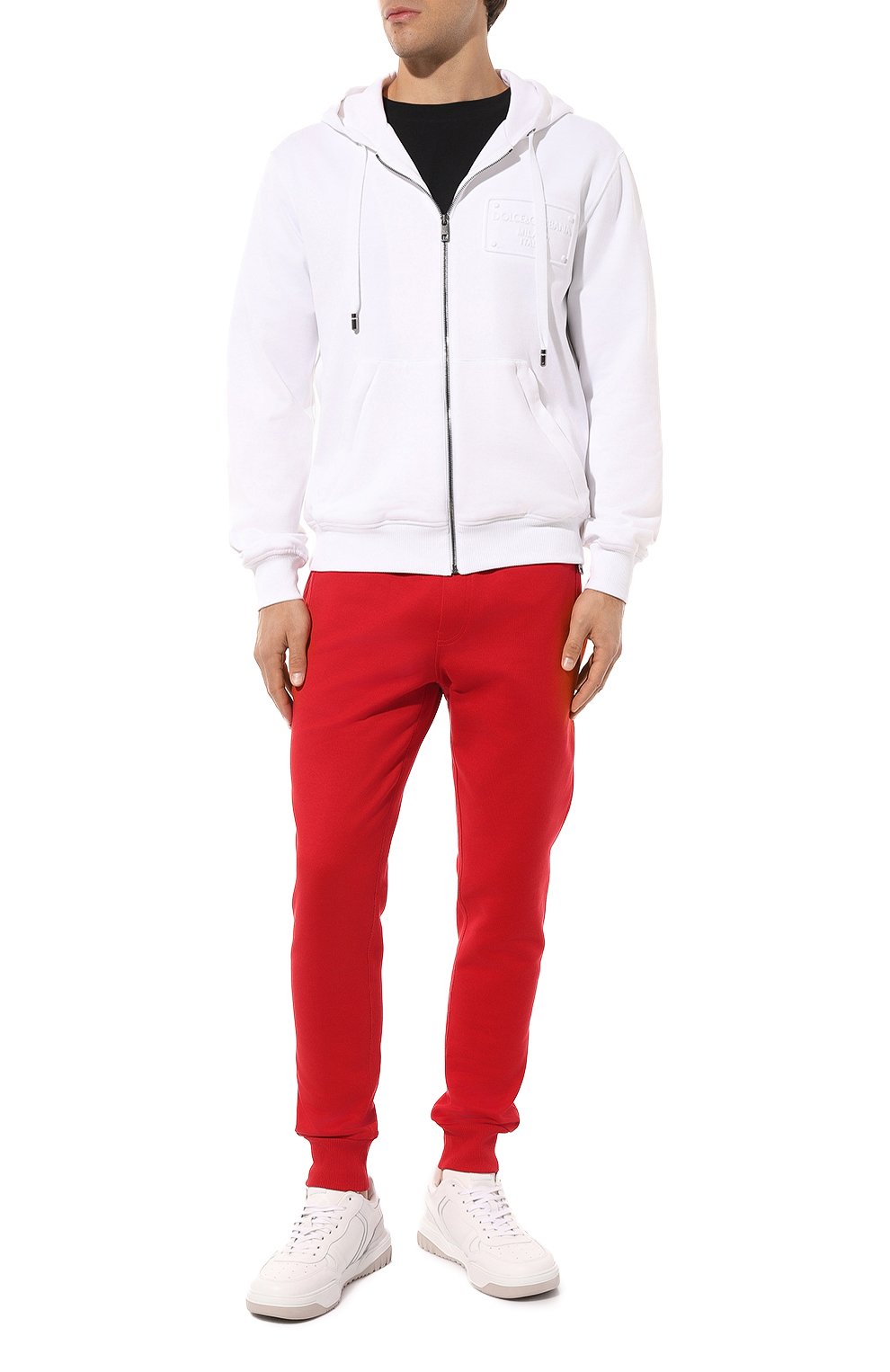 Хлопковые джоггеры DOLCE & GABBANA, арт. GVXQHT/G7F2G, фото 2