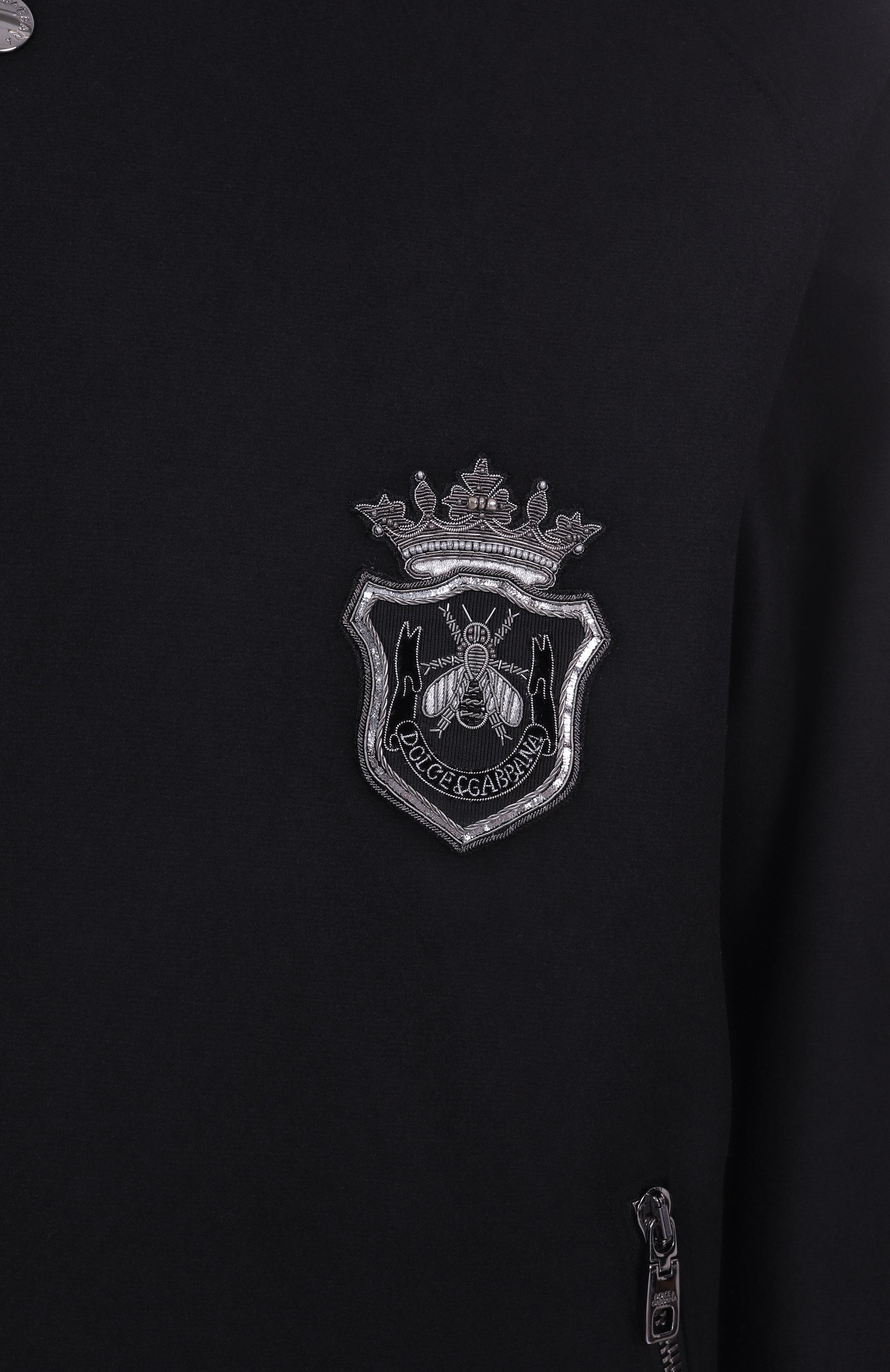 Шерстяной бомбер DOLCE & GABBANA, арт. G9BIAZ/FU2RC, фото 6