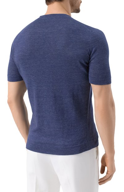 Футболка изо льна и хлопка BRUNELLO CUCINELLI, арт. M2L00340, фото 4