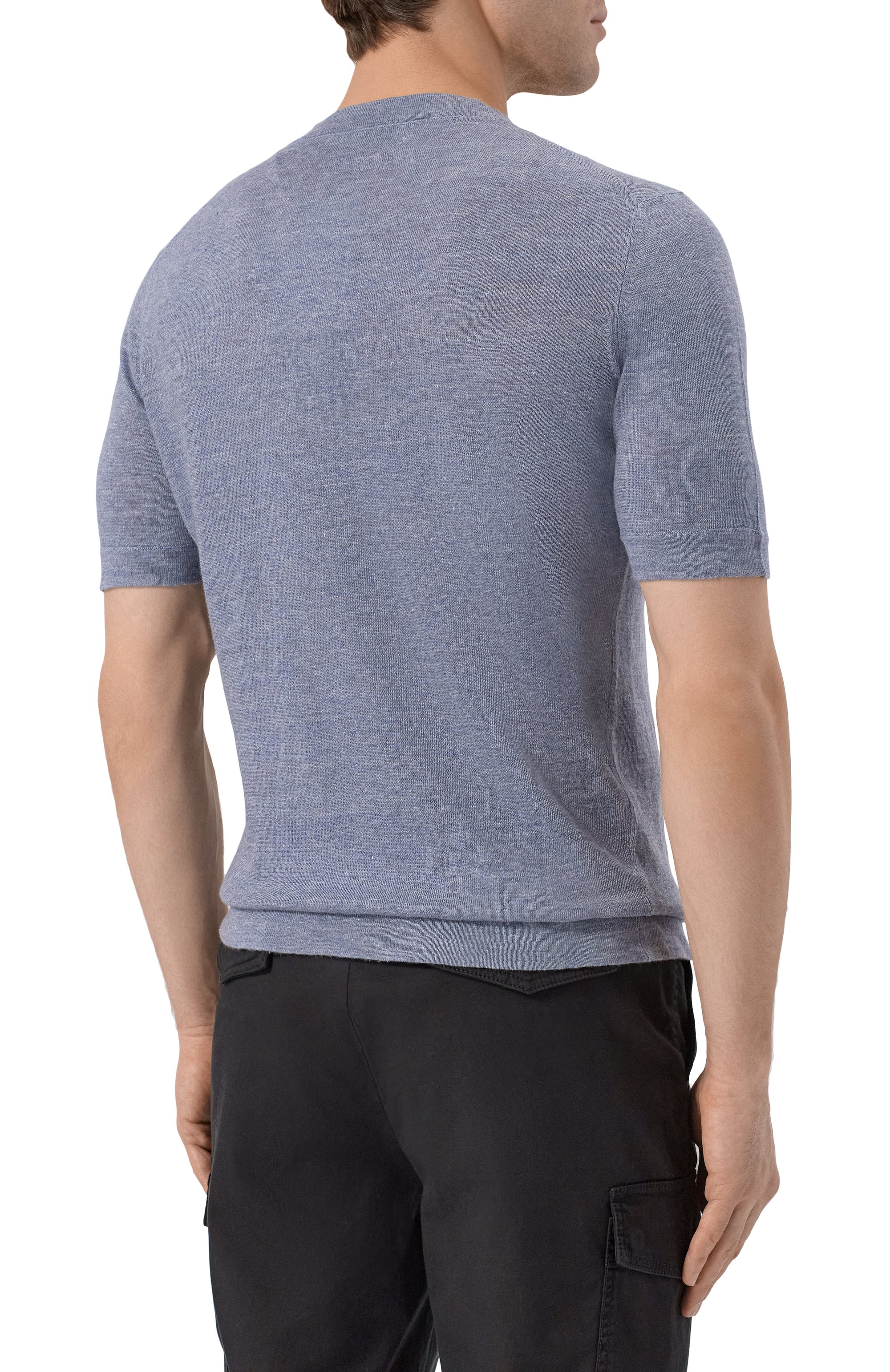 Футболка изо льна и хлопка BRUNELLO CUCINELLI, арт. M2L00340, фото 4