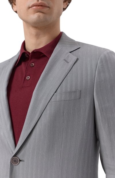 Пиджак из вискозы и льна GIORGIO ARMANI, арт. GM000317/TE14464, фото 5