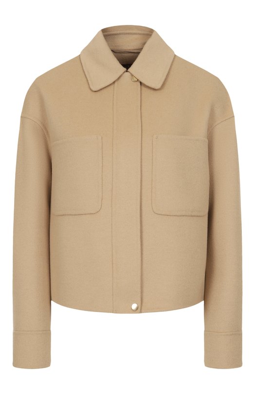 Шерстяная куртка Max Mara Studio MADIS0N Бежевый MADIS0N