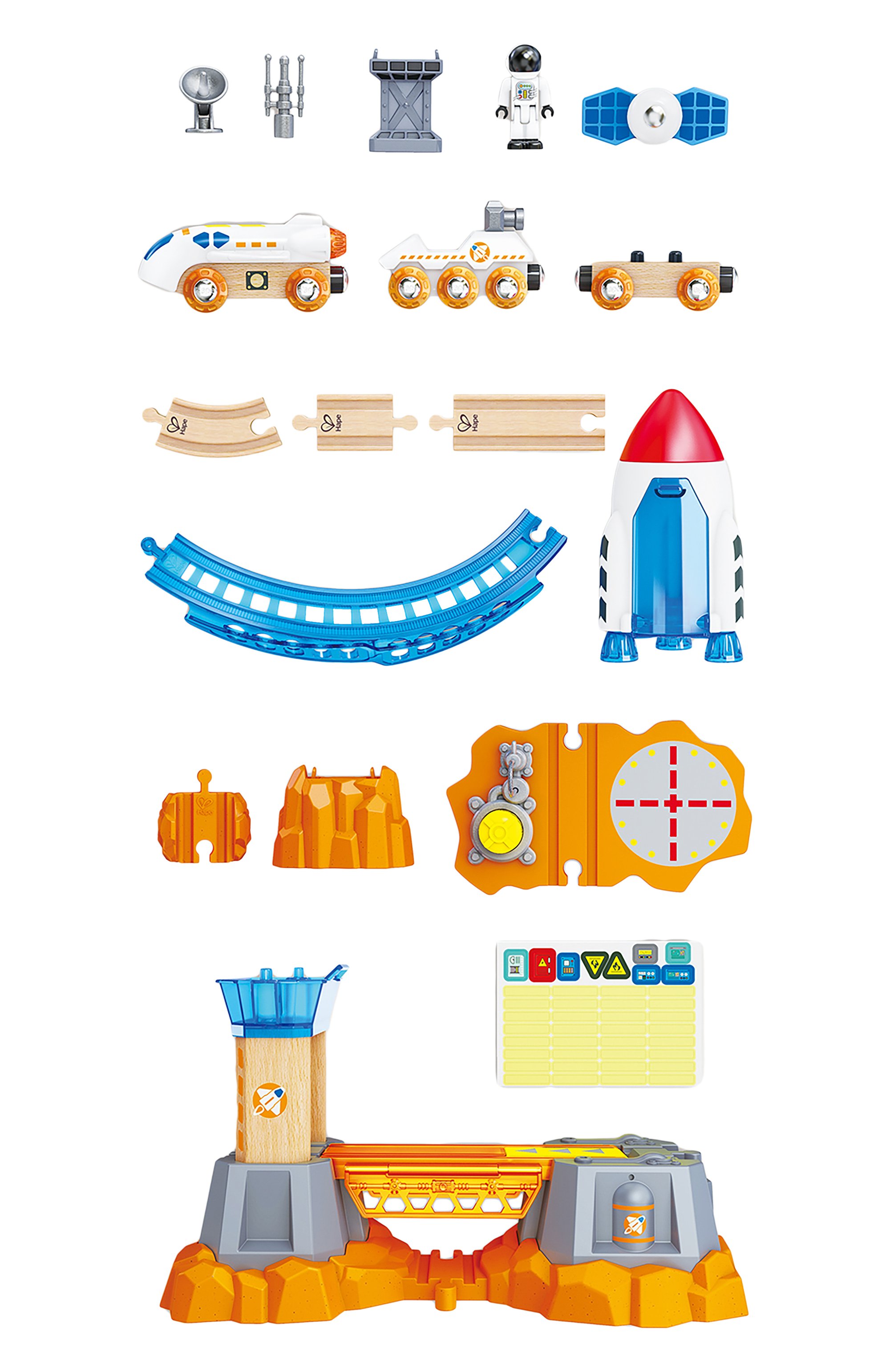 Железная дорога космос HAPE разноцветного цвета по цене 14140 руб., арт. E3798_HP, фото 6 Железная дорога космос HAPE, арт. E3798_HP, фото 6