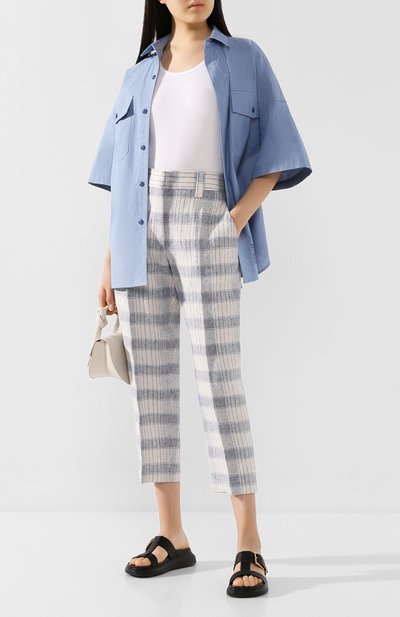 Льняные брюки ACNE STUDIOS, арт. AK0205, фото 2