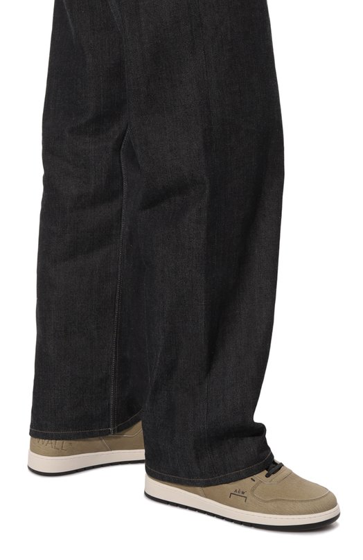 Кожаные кеды Luol Hi Top A-COLD-WALL Хаки, фото 3